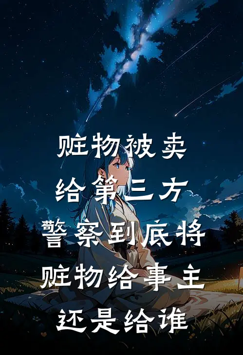 赃物被卖给第三方,警察到底将赃物给事主还是给谁